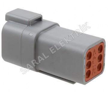 DT04-6P 6 PİN ERKEK KONNEKTÖR DEUTSCH