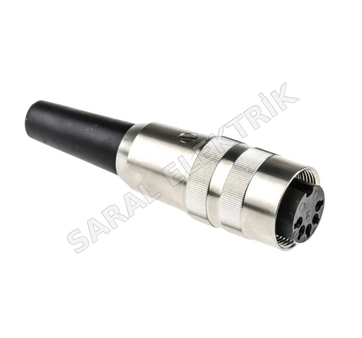 M16 5 PİN SEYYAR DİŞİ LUMBERG KONNEKTÖR KV 50